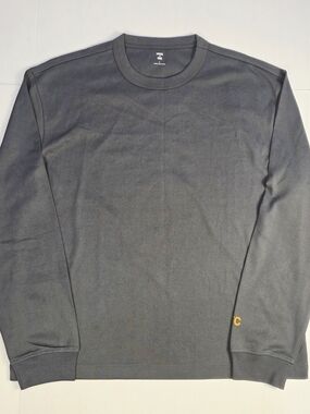 Mode of One Men's Long-Sleeve Crewneck Shirt - Charcoal Gray